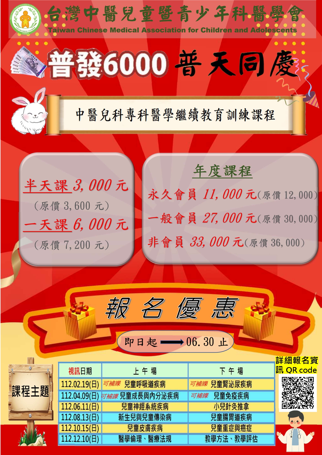 112年教育訓練課程宣傳海報